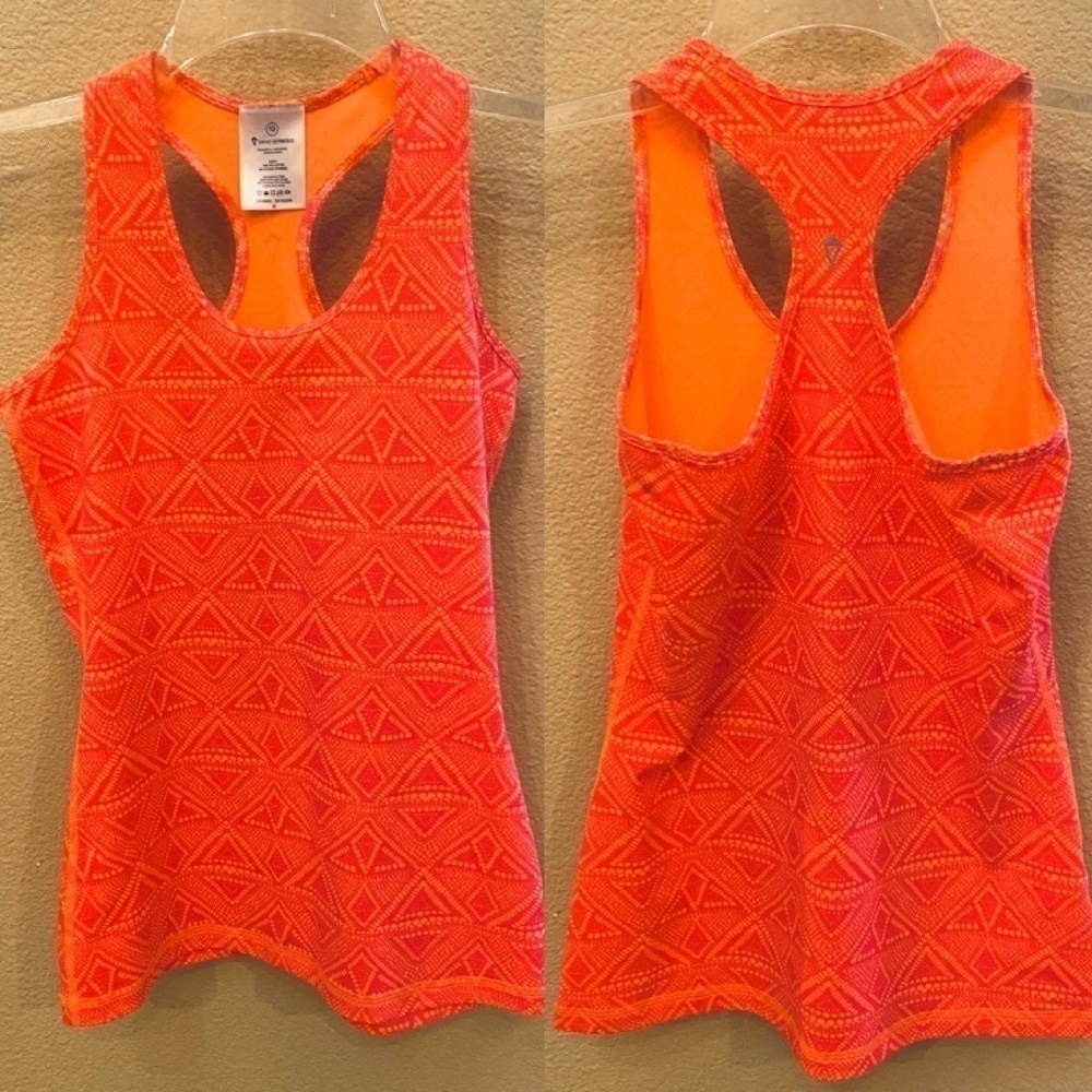 IVIVVA Pink Cross Back Tank Top Size 12
